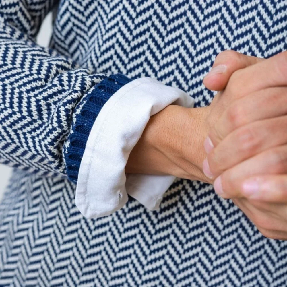 New  Men's Hope and Henry Half Zip Pullover Sweater - Picture 4 of 6